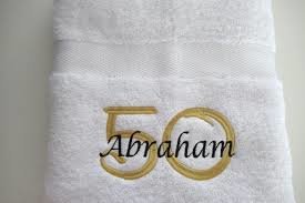 50 jaar cadeau met naam en leeftijd Abraham
