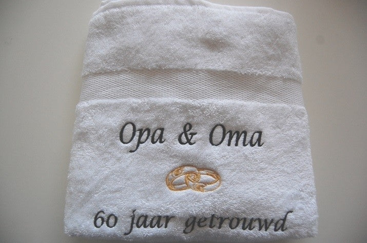 Opa en Oma zoveel jaar getrouwd cadeau