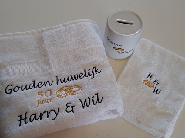 Gouden huwelijk cadeau | 50 jaar getrouwd