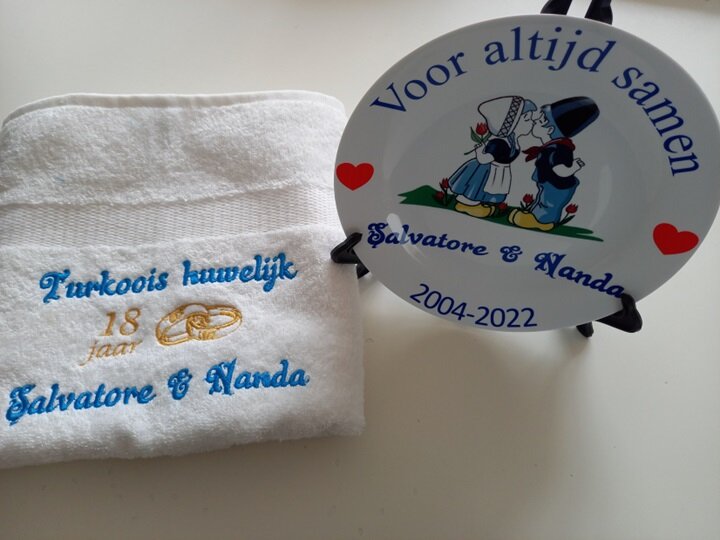 Tukoois huwelijk cadeau | 18 jaar getrouwd