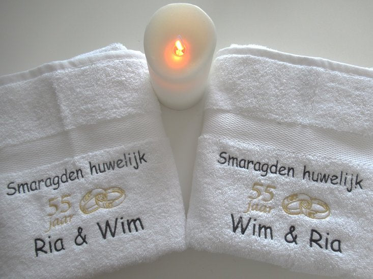 Smaragden huwelijk cadeau | 55 jaar getrouwd