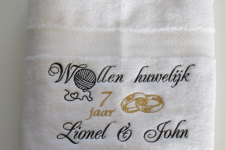 Wollen huwelijk cadeau | 7 jaar getrouwd