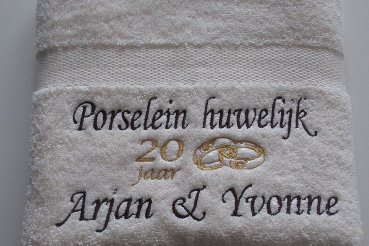 Porselein huwelijk cadeau | 20 jaar getrouwd