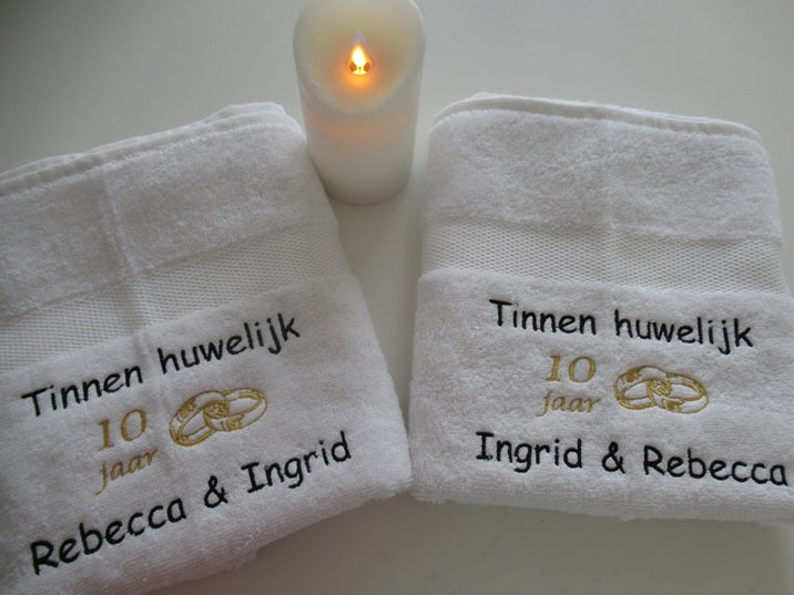Tinnen huwelijk cadeau | 10 jaar getrouwd