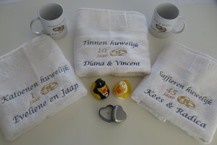 Tinnen huwelijk cadeau | 10 jaar getrouwd