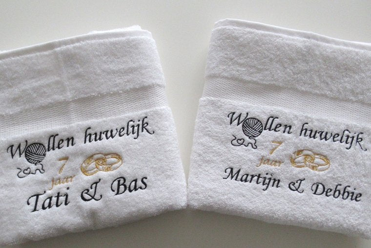 Wollen huwelijk cadeau | 7 jaar getrouwd