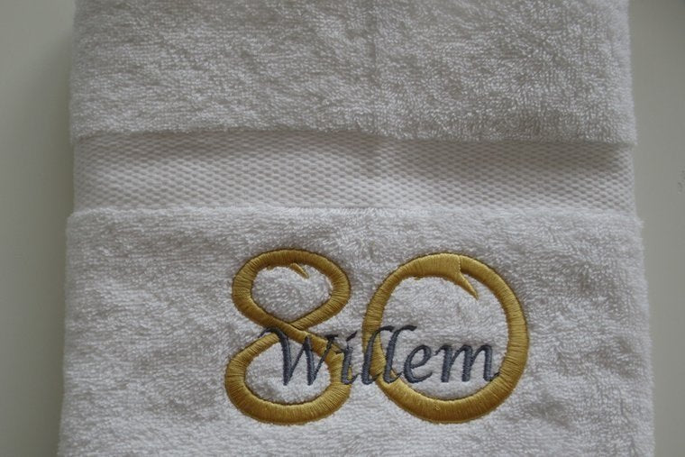 80 jaar cadeau met naam en leeftijd