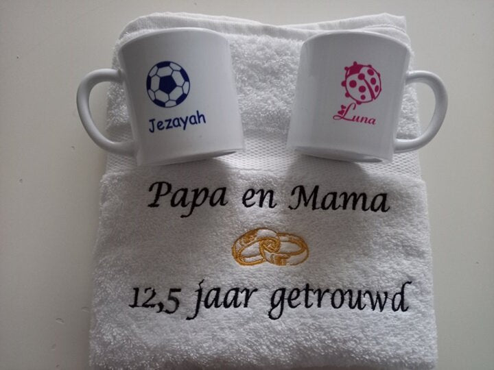 Papa en Mama .. jaar getrouwd – trouwdag cadeau ouders