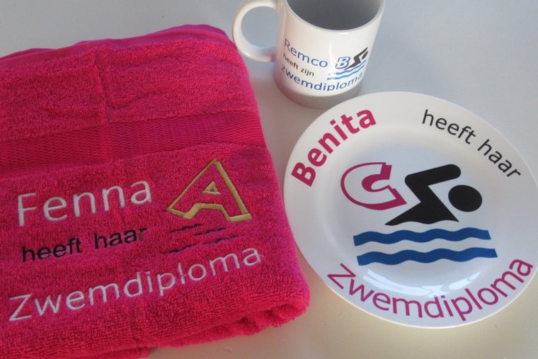 Zwemdiploma C cadeau met Naam