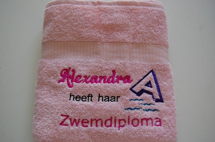 Zwemdiploma A cadeau met Naam
