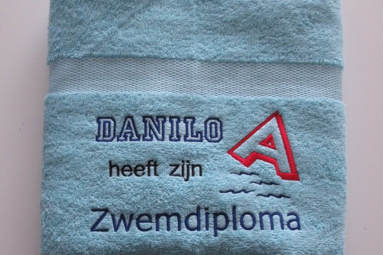 Zwemdiploma A cadeau met Naam