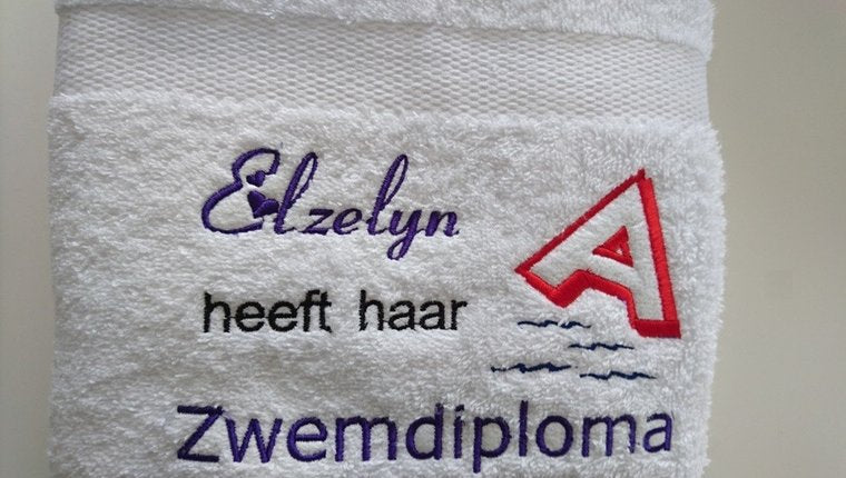 Zwemdiploma A cadeau met Naam