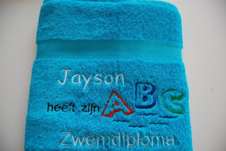 Zwemdiploma ABC cadeau met Naam