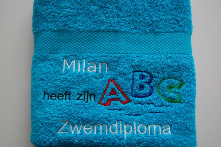 Zwemdiploma ABC cadeau met Naam