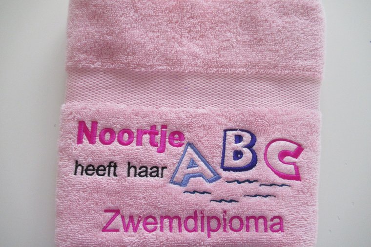 Zwemdiploma ABC cadeau met Naam