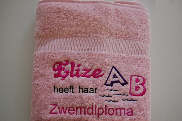 Zwemdiploma ABC cadeau met Naam