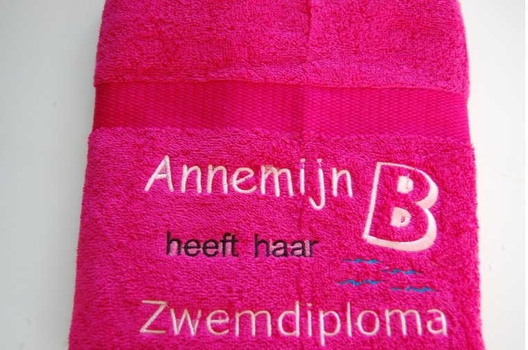 Zwemdiploma B cadeau met Naam