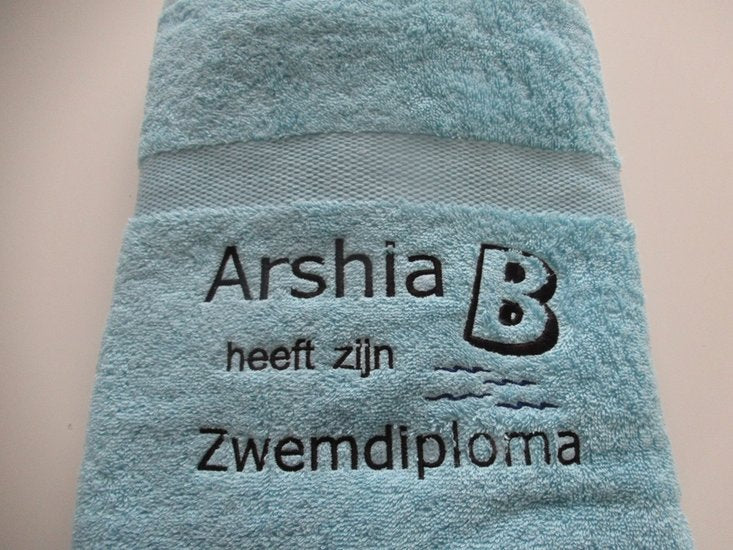 Zwemdiploma B cadeau met Naam