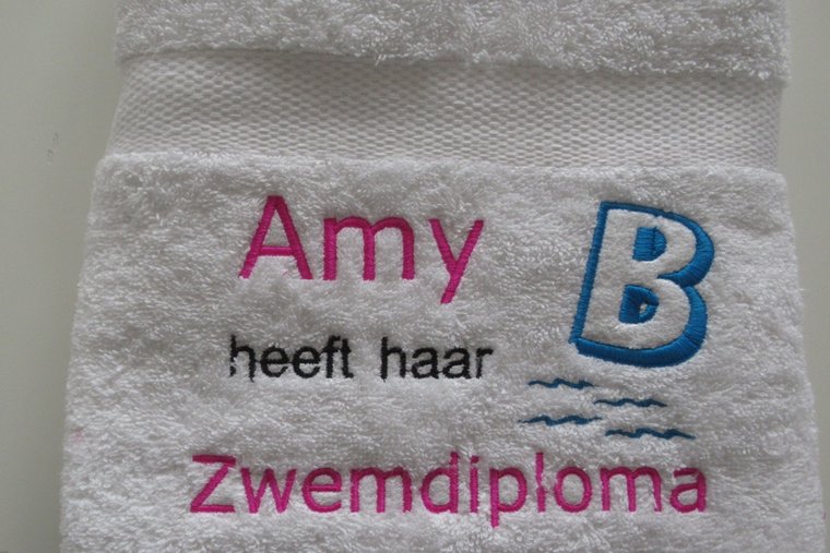 Zwemdiploma B cadeau met Naam