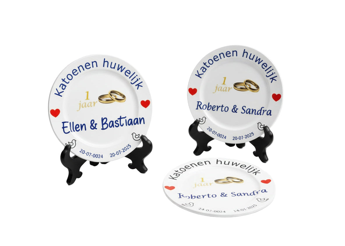 1 jaar Trouwdag cadeau Katoenen huwelijk