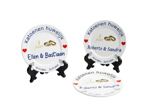 1 jaar Trouwdag cadeau Katoenen huwelijk