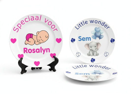 Geboortebordje met Naam en Afbeelding