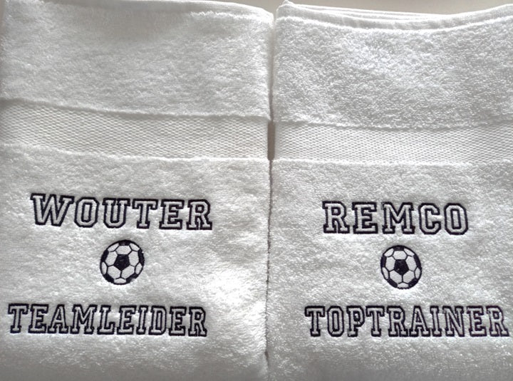 Trainer bedankt cadeau