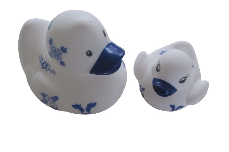 Delftsblauw badeendje