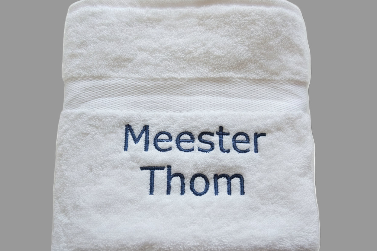 Bedankt Meester met naam