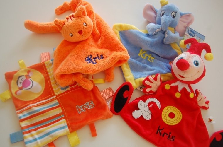 Dikkie Dik knuffeldoek met naam