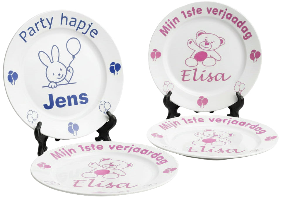 Verjaardagbordje met Naam en Afbeelding