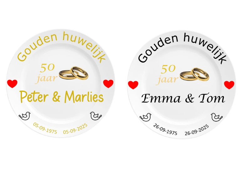 50 jaar Trouwdag cadeau Gouden huwelijk