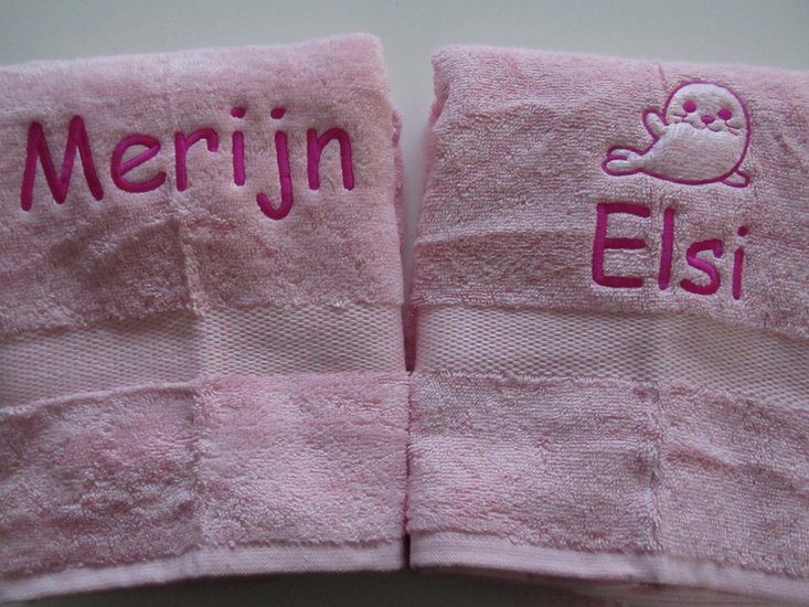 Handdoek met naam