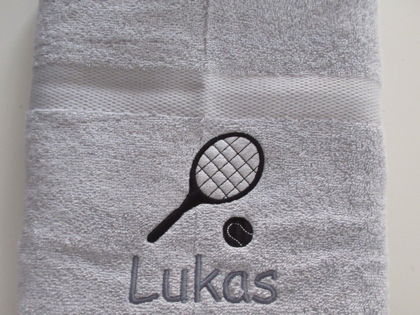 Tennis handdoek met naam