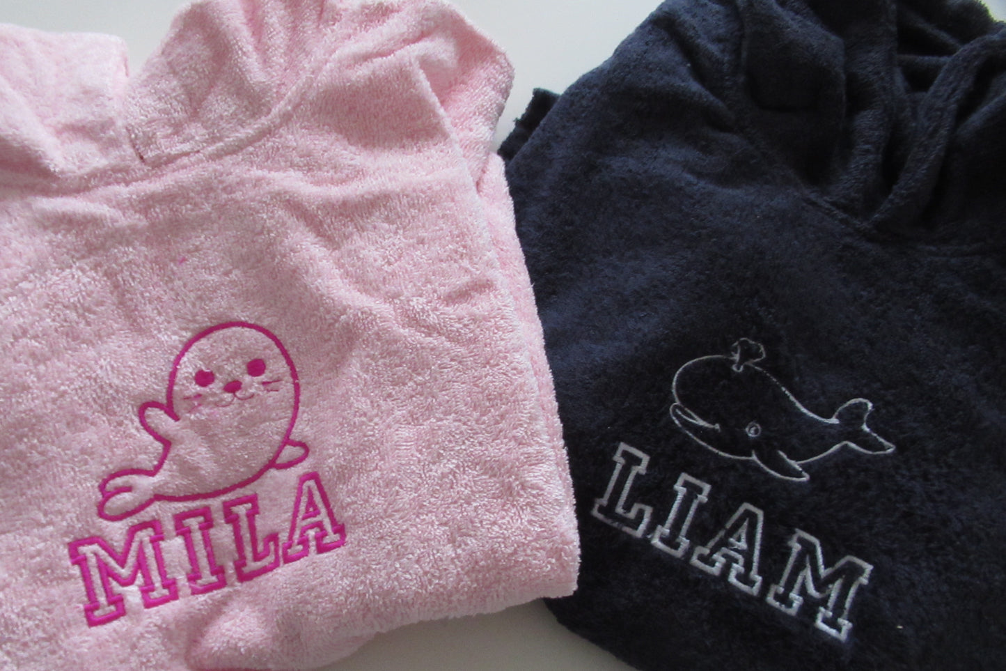 KInderponcho met naam