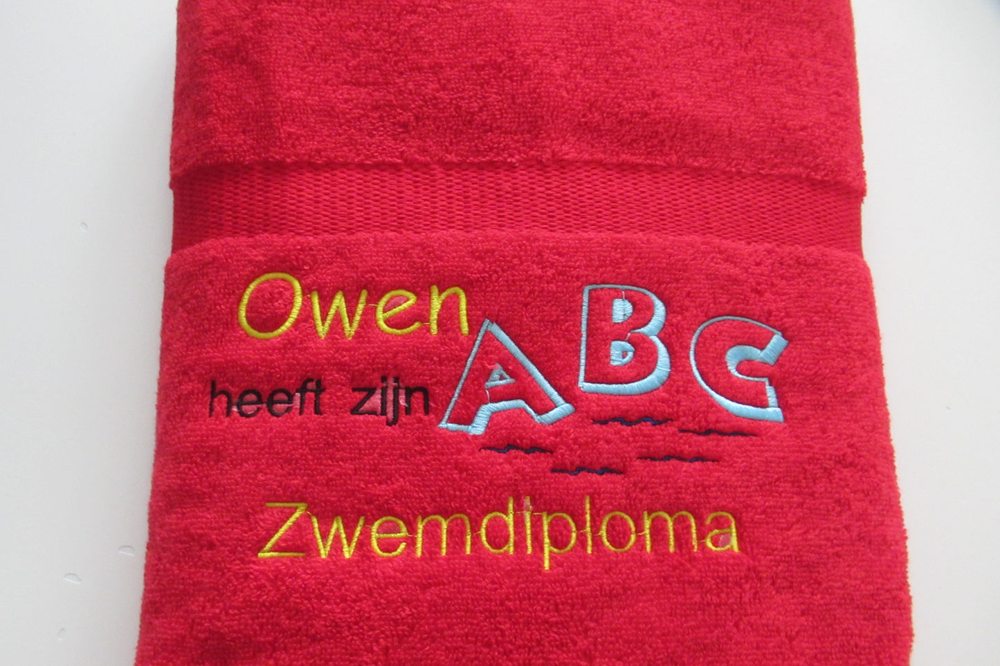 Zwemdiploma ABC cadeau met Naam