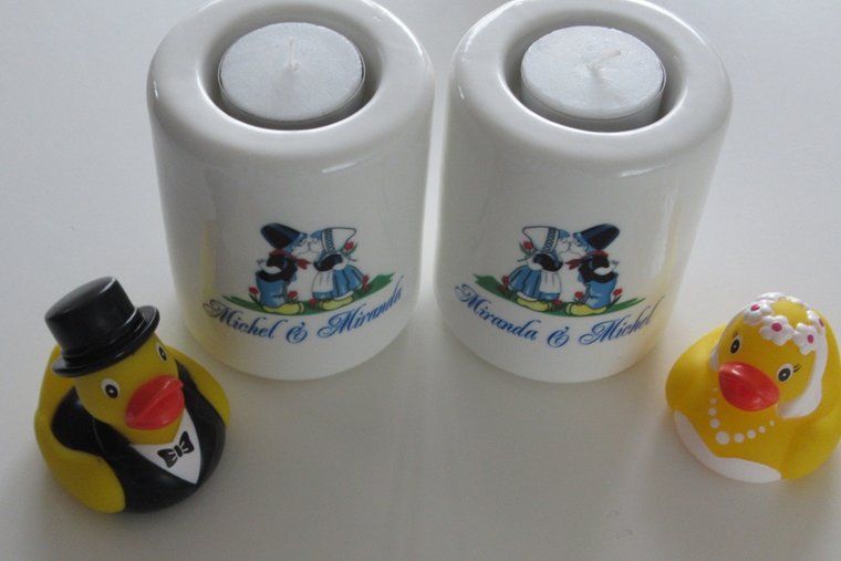 Kaarsenhouder Voor altijd samen