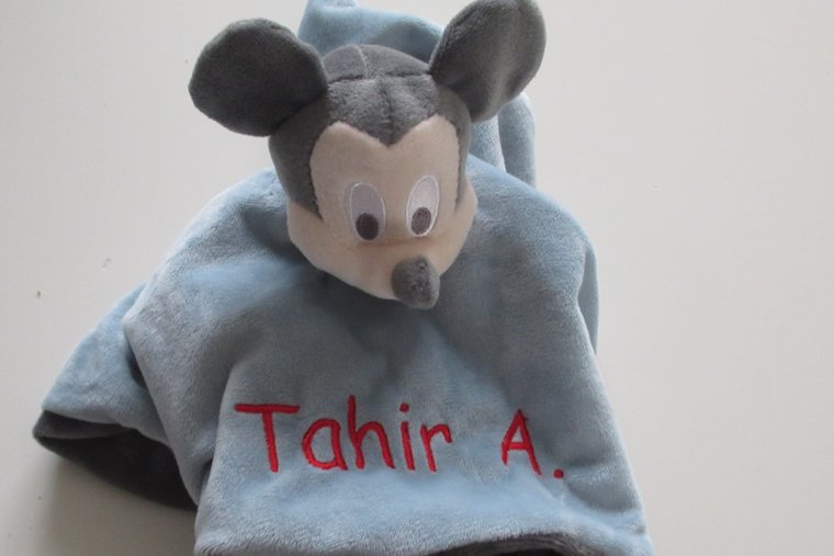 Mickey Mouse Knuffeldoek met Naam