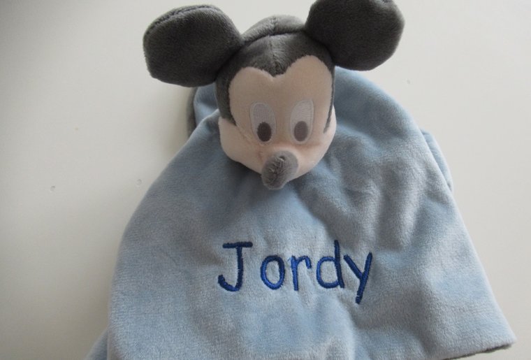 Mickey Mouse Knuffeldoek met Naam