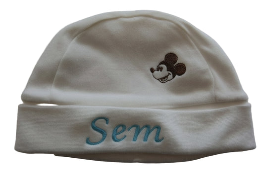 Babymuts Mickey Mouse met Naam