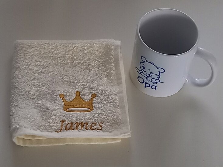 Mok voor Opa en Oma met Naam