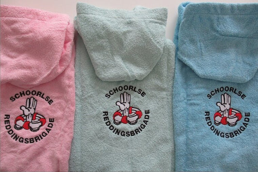 Kinderponcho met logo