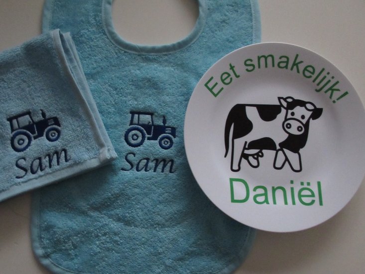 Slabber met boerderij thema