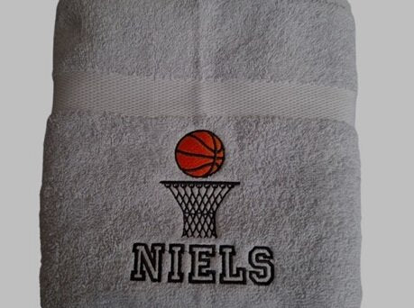 Sporthanddoek cadeau voor basketbal liefhebber