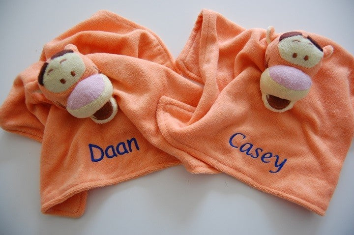 Teigerje knuffeldoek met Naam