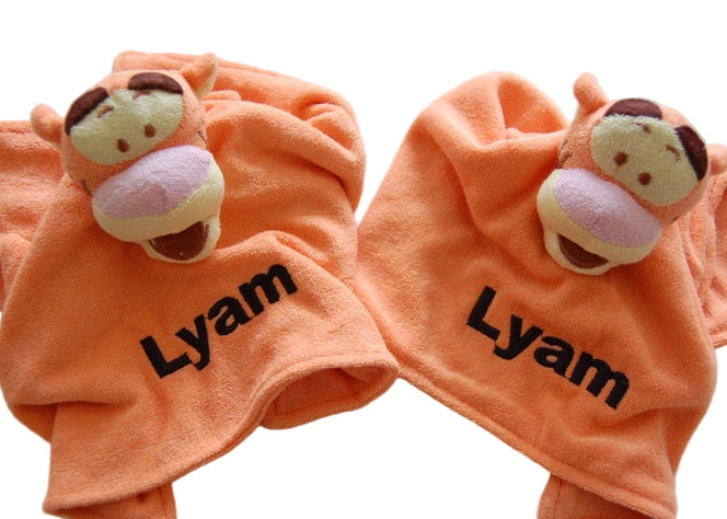 Teigerje knuffeldoek met Naam