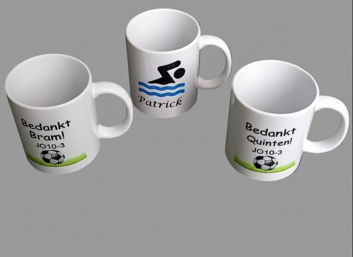 Koffiemok Trainer bedankt
