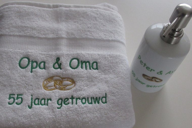 Opa en Oma zoveel jaar getrouwd cadeau