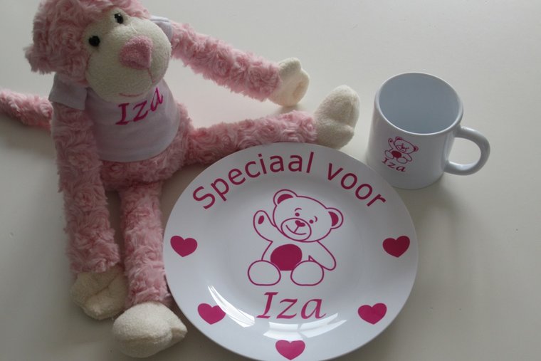 Kinderbordje met Naam en Afbeelding