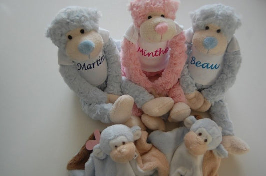 Slingeraapje met naam